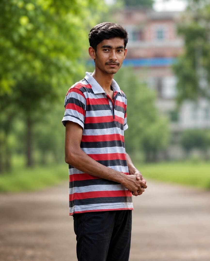 M. Hassan before transformation